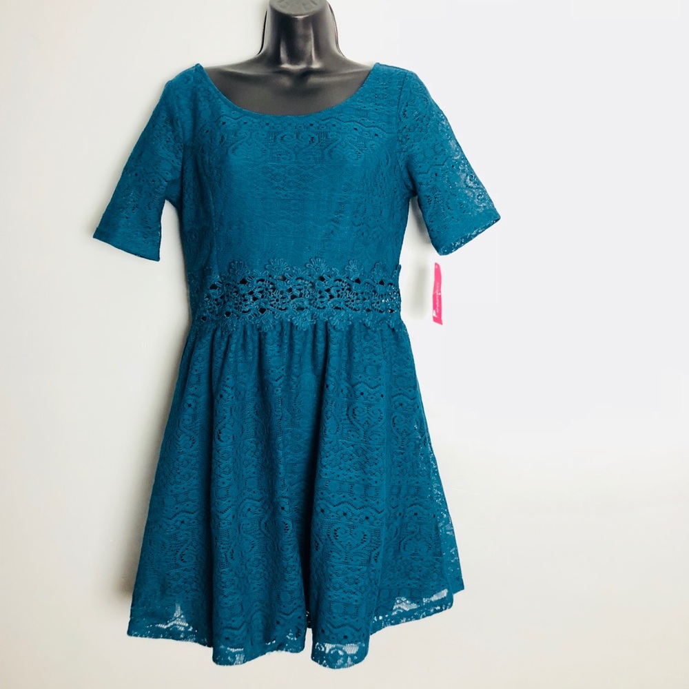 Xhilaration teal dress size medium